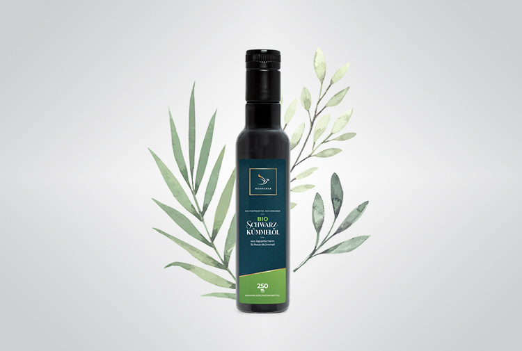 Aceite de comino negro, prensado en frío, orgánico, de la marca Moonamar