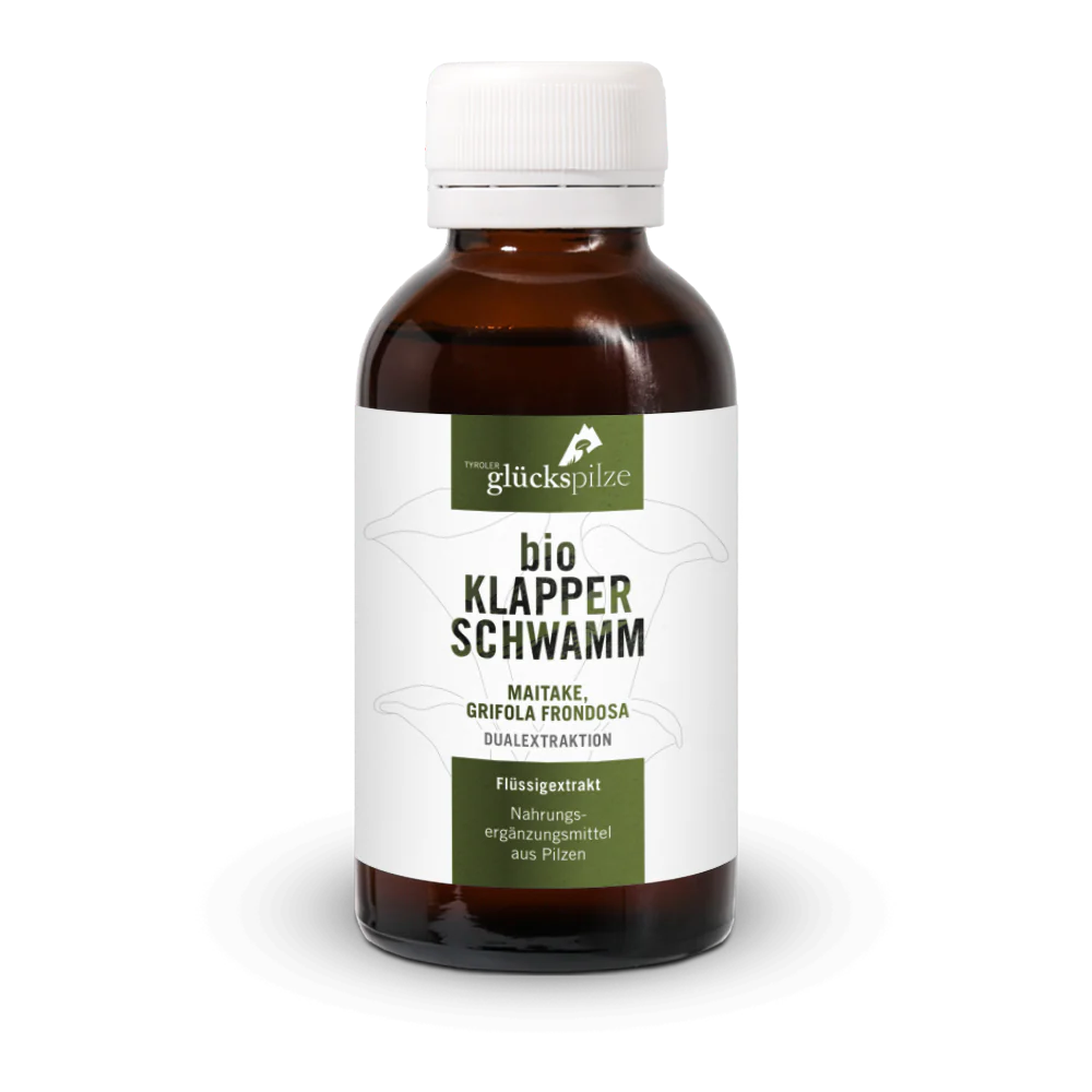 Extracto concentrado, orgánico de Hongo Maitake, de la marca Tyroler Glückspilze