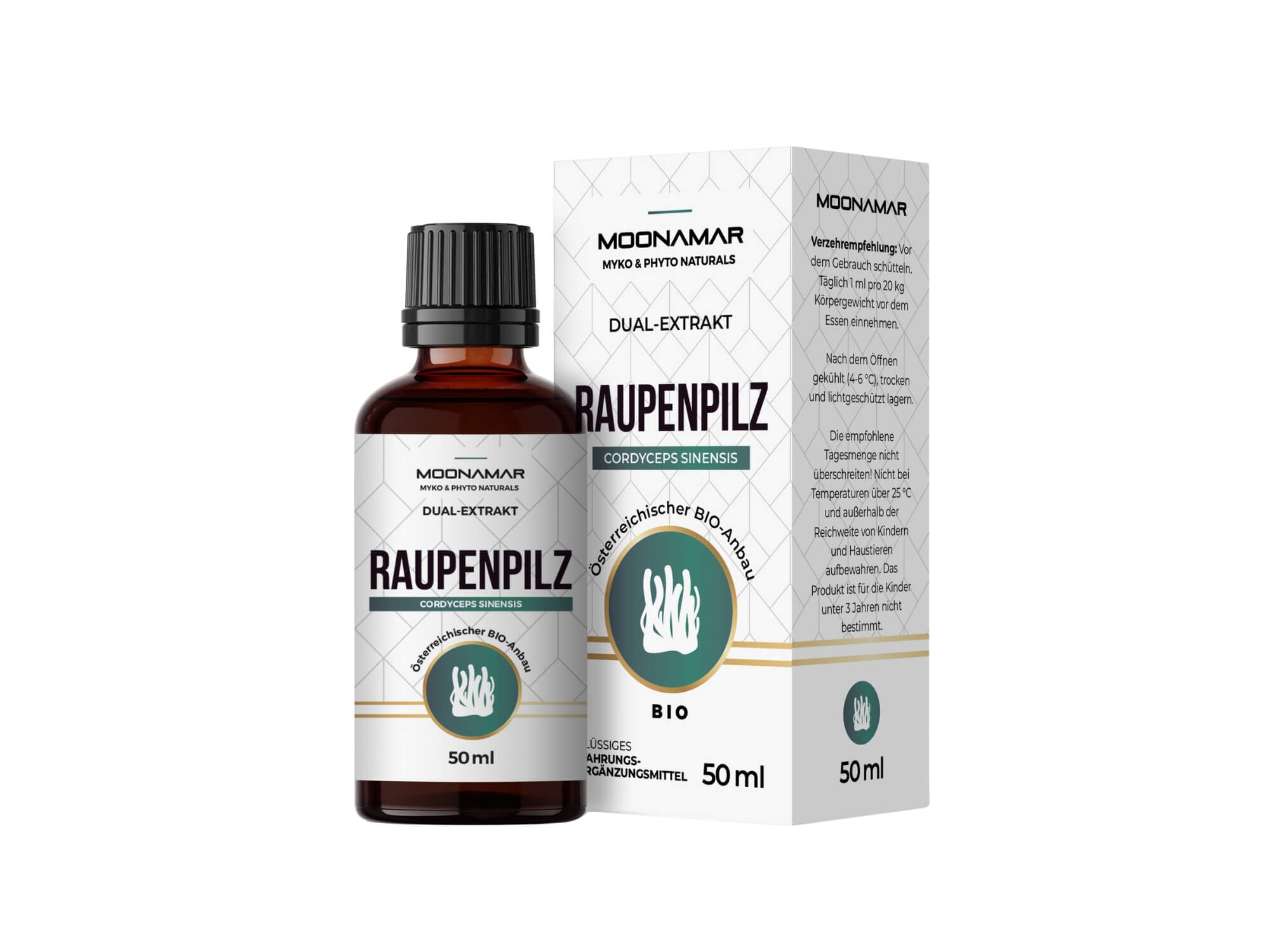 Extracto concentrado, orgánico de Oruga Vegetal, de la marca Moonamar