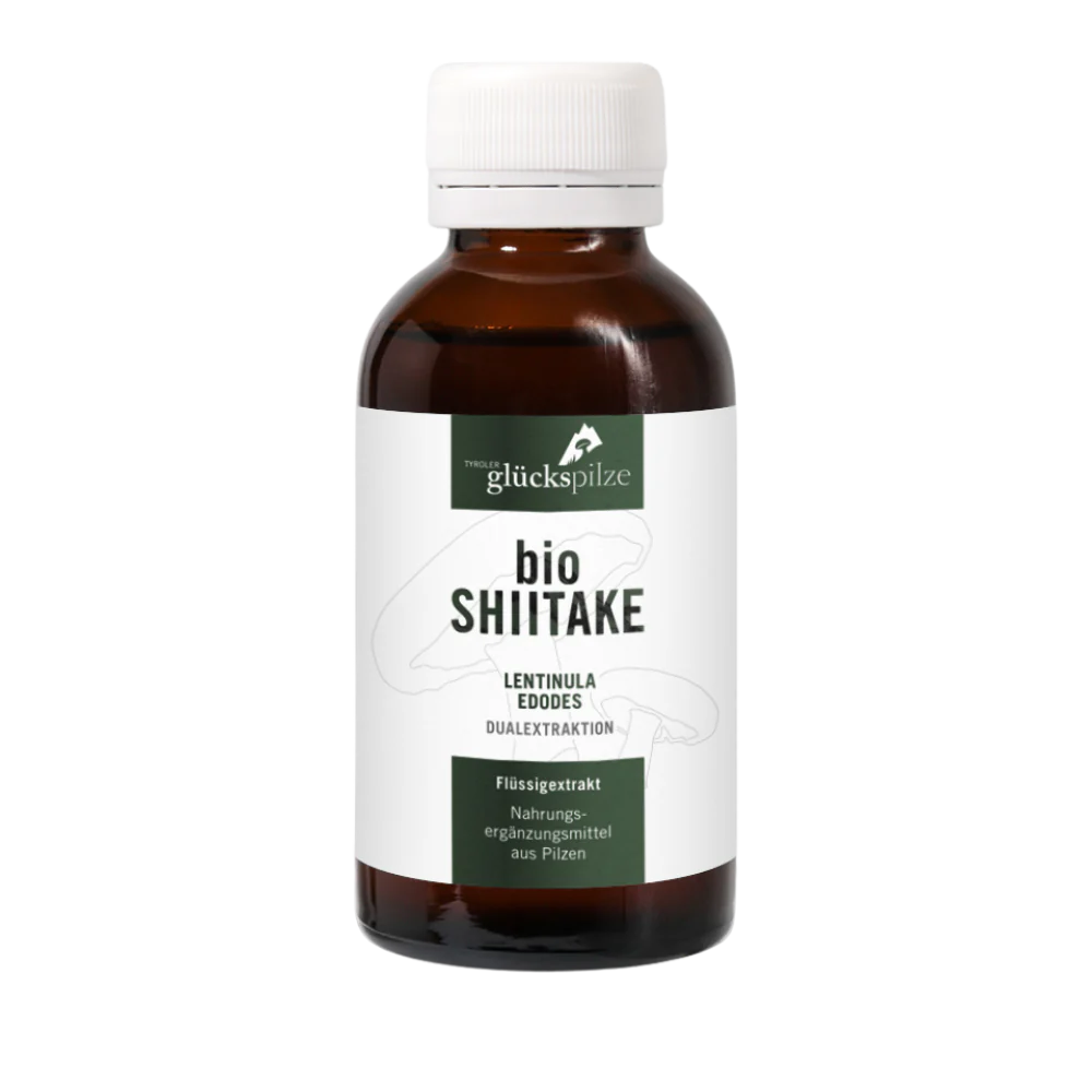 Extracto concentrado, orgánico de Shiitake, de la marca Tyroler Glückspilze