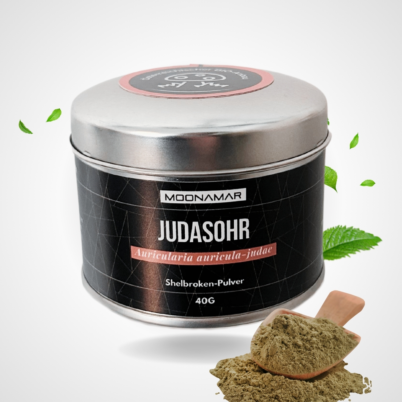 Polvo Shellbroken de Hongo Oreja de Judas, de la marca Moonamar