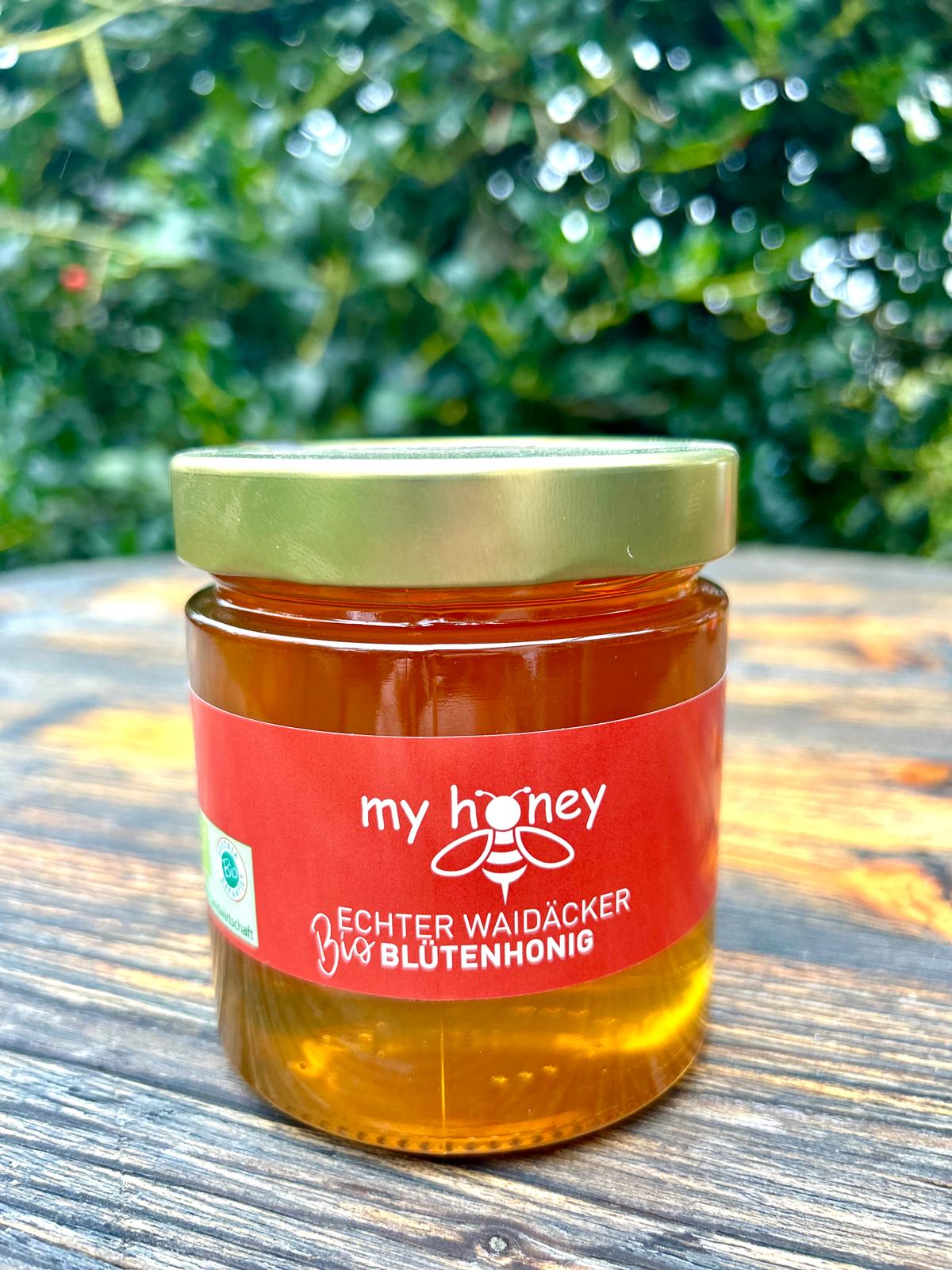 Miel de flores orgánica, de la marca My Honey