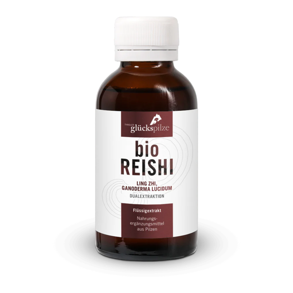 Extracto concentrado, orgánico de Reishi, de la marca Tyroler Glückspilze